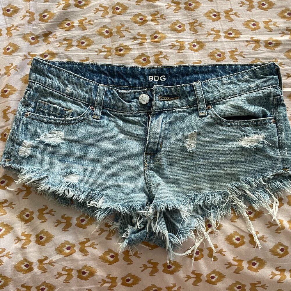 Vintage Low-Rise Jean Shorts
